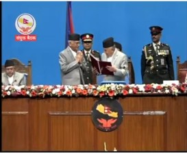 राष्ट्रपति पौडेलद्वारा सरकारको नीति तथा कार्यक्रम बाचन कार्य सुरु